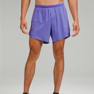 Lululemon running shorts Fast and free 6” lined. Size medium. Color purple